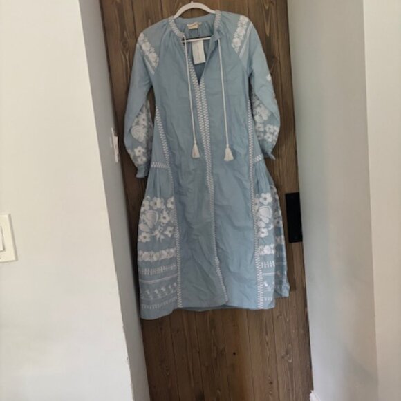 Julia Amory Caftan- Nantucket Blue- Size XS - Picture 5 of 8